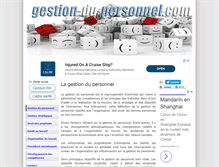 Tablet Screenshot of gestion-du-personnel.com